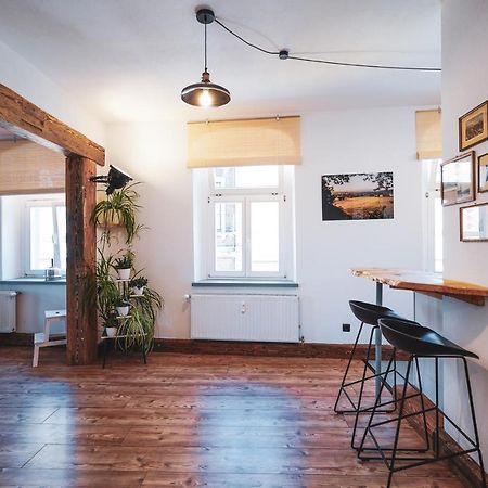 Studio Apartment Zur Alten Post, 48Qm Individualapartment Mit Blick Ueber Zittaus Altstadt, Ferienwohnung Im Altstadtkern Umrandet Vom Zittauer Gebirge 外观 照片