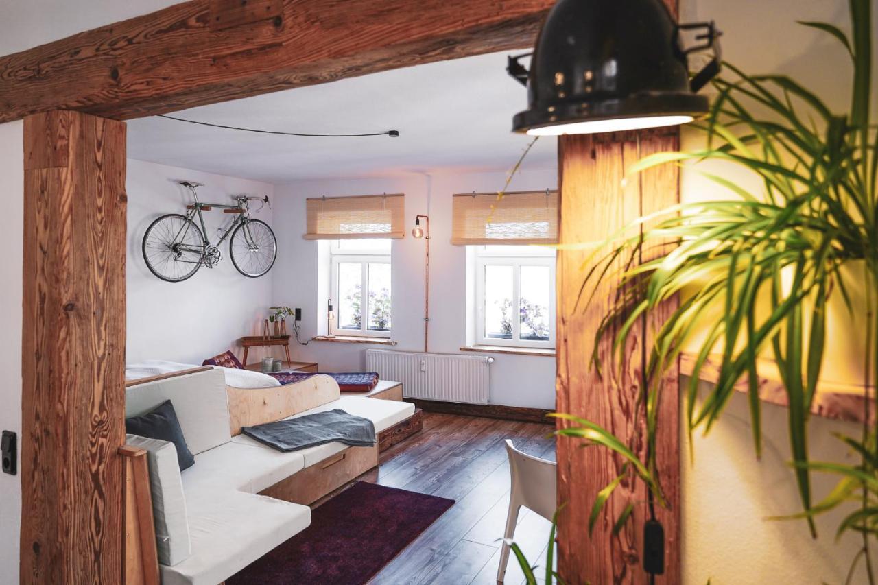 Studio Apartment Zur Alten Post, 48Qm Individualapartment Mit Blick Ueber Zittaus Altstadt, Ferienwohnung Im Altstadtkern Umrandet Vom Zittauer Gebirge 外观 照片