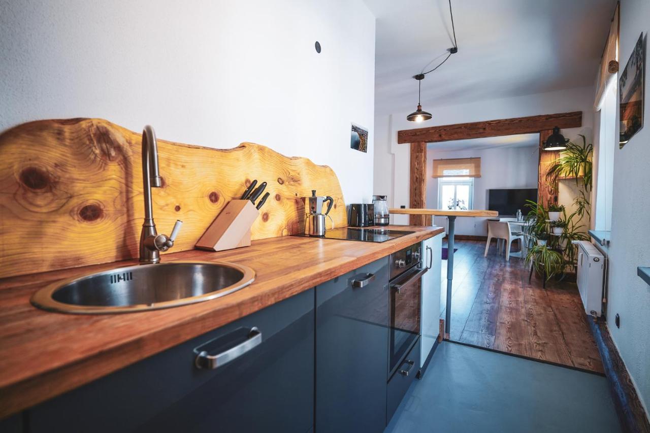 Studio Apartment Zur Alten Post, 48Qm Individualapartment Mit Blick Ueber Zittaus Altstadt, Ferienwohnung Im Altstadtkern Umrandet Vom Zittauer Gebirge 外观 照片