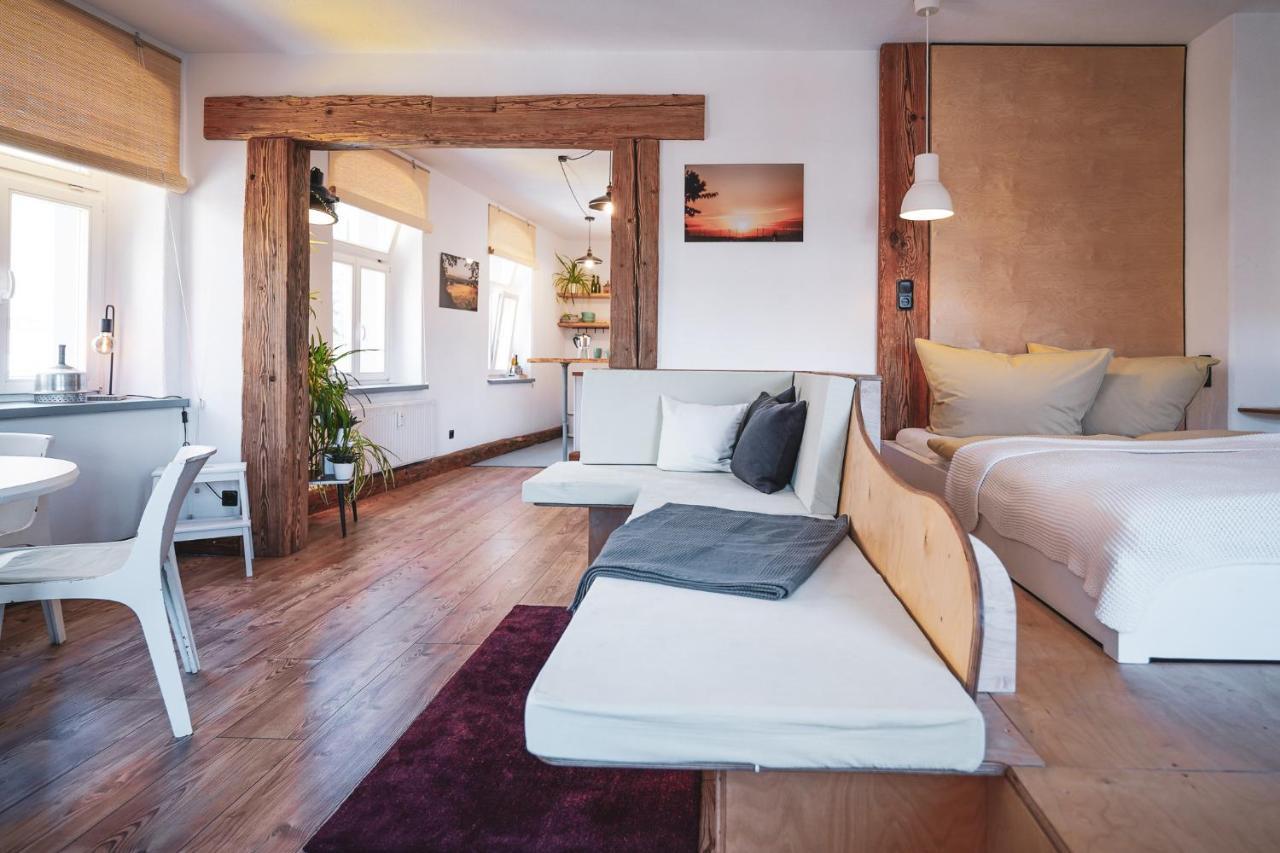Studio Apartment Zur Alten Post, 48Qm Individualapartment Mit Blick Ueber Zittaus Altstadt, Ferienwohnung Im Altstadtkern Umrandet Vom Zittauer Gebirge 外观 照片